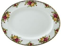 Old Country Roses ROYAL ALBERT OVAL MEAT PLATTER 38CM L/S - BNIB - UK MADE