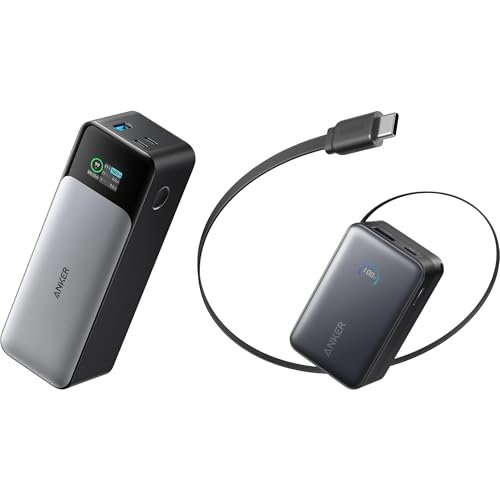 Anker Nano Power Bank, 10,000mAh & 737 Power Bank, 24,000mAh (Bundle) Anker Nano Power Bank, 10,000mAh & 737 Power Bank, 24,000mAh (Bundle)