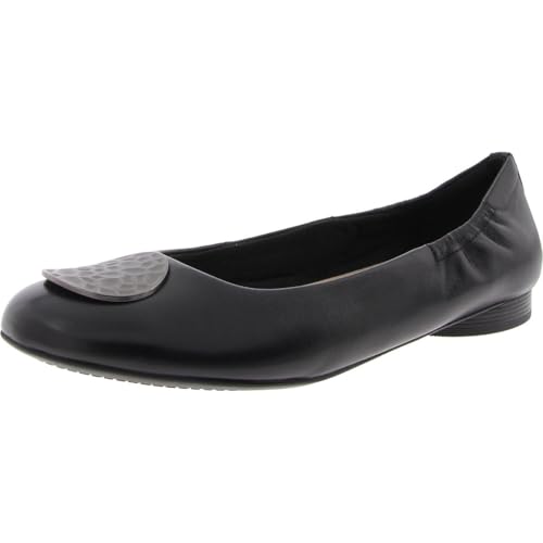 Ballerines Clarks cuir noir confortables semelle amortissante 39.5