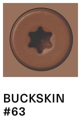 Starborn Fascia Screws #63 Buckskin - 100pc Box