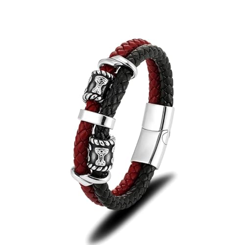 Bracelet cuir homme finis les bijoux fragiles avec ce modèle Norse robuste