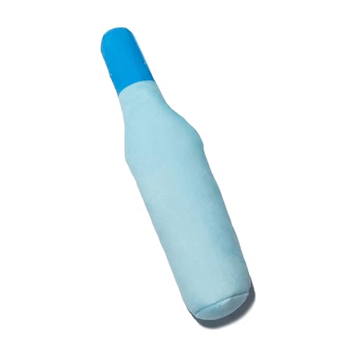 Juguete para perros Glow Pups con chirriador, azul, grande miniatura 3
