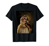 funny meme Thinking Monkey design