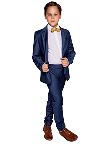 Costume deux pièces garçon chic et élégant pour célébrer Noël en famille