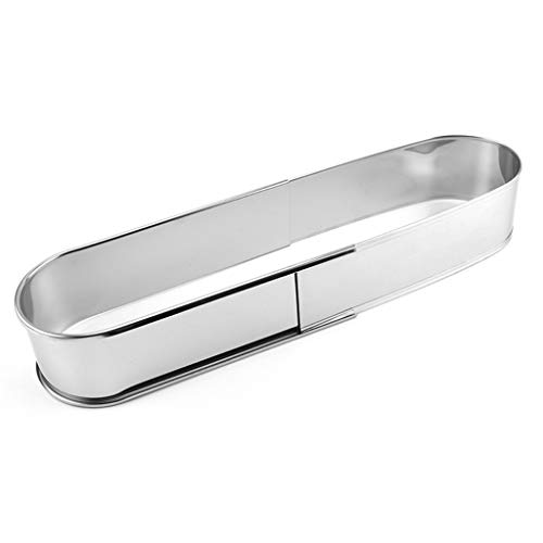 S-TROUBLE Oval Freely Adjustable Mousse Ring Cake Mold Scalable Stainless Steel Dessert Cutter Pastry Mould Kitchen Baking Tool - Image 2