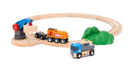 Brio - Set Di Mezzi Da Carico Con Gru - 2