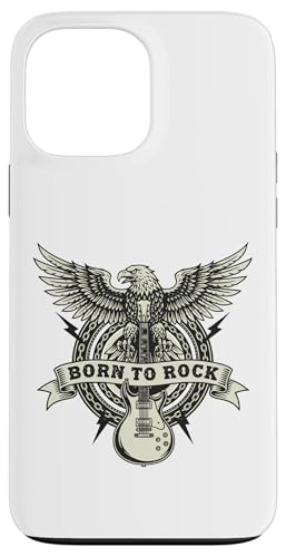Born to Rock on Roll Eagle Guitar �r���e�[�W ROCK Music �X�}�z�P�[�X iPhone 13 Pro Max �p