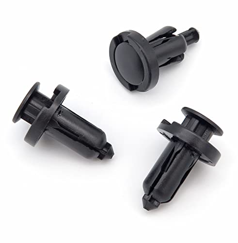 VVO Lot de 10 clips de fixation en plastique noir pour pare-chocs avant Honda Accord, Civic, Jazz, FR-V
