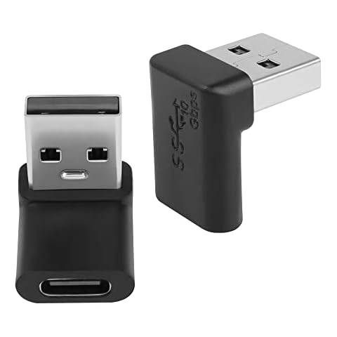 QIANRENON 10Gbps USB 3.1 L-shaped Adapter Cover