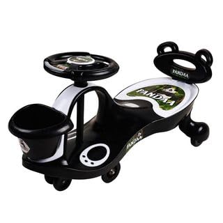 Santoz Panda Bucket Magic Car for Kids with Light & Music, 18 Month to 14 Year Comfortable Seats & Durable Weight Cap- 100 Kg | Ride-on Baby Car, Swing Car, Magic Toy Car, Kids Push Car (Black) (B0CXM6YQSF) Amazon Price History, Amazon Price Tracker