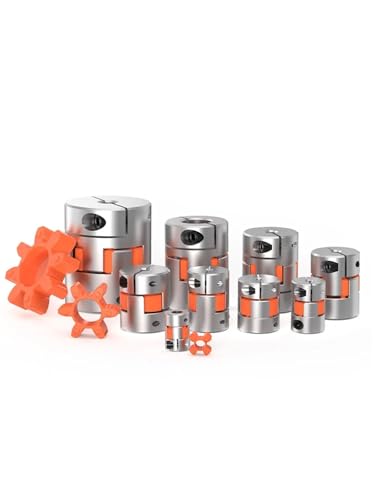 Acoplador flexible para motor CNC de 8x10mm y eje elástico D20L25 4