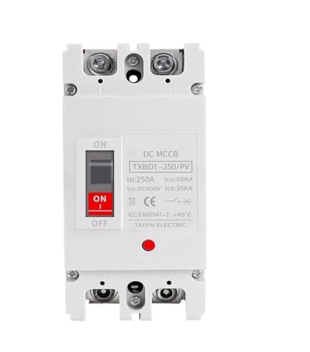 Aislador de batería y disyuntor de CC de caja moldeada solar 150A para paneles PV