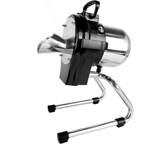 HTDRE Cortadora automática de cebolletas, cortadora automática Comercial de cebolletas con Discos Ajustables de 1 a 5 mm, Motor de 6000 RPM, Uso Comercial y doméstico FC-110LK