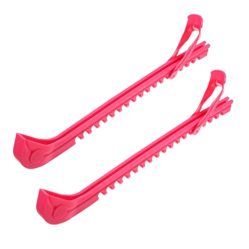 Happyyami 1 Paar Schlittschuhe Klinge Klingen für Jungen Eiswächter Reibungsschalthebel Premium-Eislaufschützer praktische Kufenhüllen Schutz Messerset Rollschuhe Sicherheitsmaske Kind