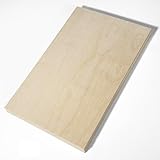 10 Pack | 3mm 1/8th inch Premium Baltic Birch Plywood, 12” x 19”, Glowforge Ready, Hand Selected Unfinished | Boxes of 10, 20, 50 and 100 | Laser Engraving, CNC, Scroll Saw, by Craft Closet