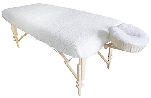 DevLon NorthWest Massage Table Fleece Pad 2 PC Pad Set Includes Face Cover Table Cover