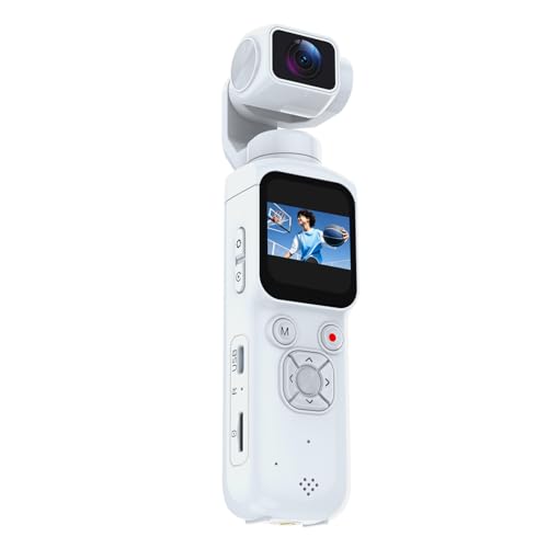 AiMike �A�N�V�����J���� �|�P�b�g�T�C�Y 4K 7500����f �V���O����330�x�����ǐ� ��]�����Y WIFI�]���@�\ �S��f����AF 1.72�C���`�^�b�`���� 32GB�}�C�N��SD�J�[�h�t�� ������ǐ� �X�}�z�ɑ���� ���^Vlog�r�f�I �f�W�J