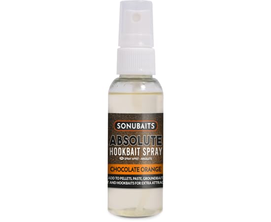 Sonubaits Absolute Bait Chocolate Orange 50ml | Coarse Fishing Hookbait Enhancer Spray | for Hookbaits such as Band’um Sinkers, Wafters & Spike’ums | Boosts Scent and Attraction | Code S1850111