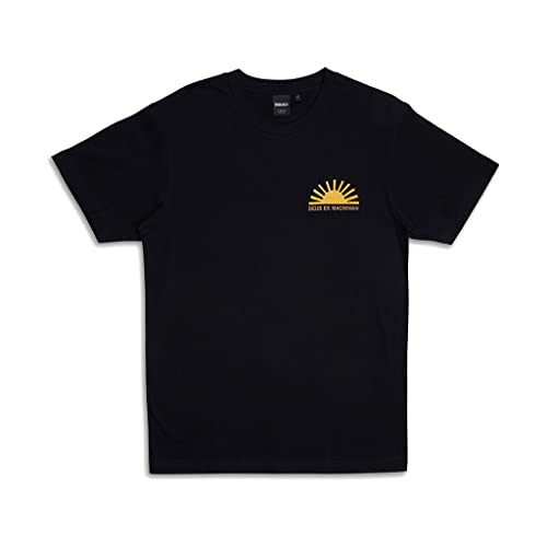 Deus ex machina Camiseta para hombre Deus Ex Machine Sunflare, color negro, Negro , M