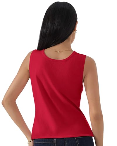 SUUKSESS Women Tie Front Top Sweater Vest Summer Vacation Outfits Trendy Tops Vest Y2K Tank Tops4