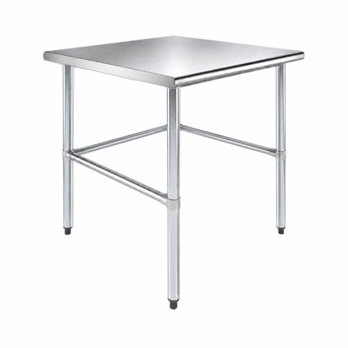 Image of AmGood Stainless Steel Work Table | Metal Utility Table (36 inch Long x 36 inch Deep)
