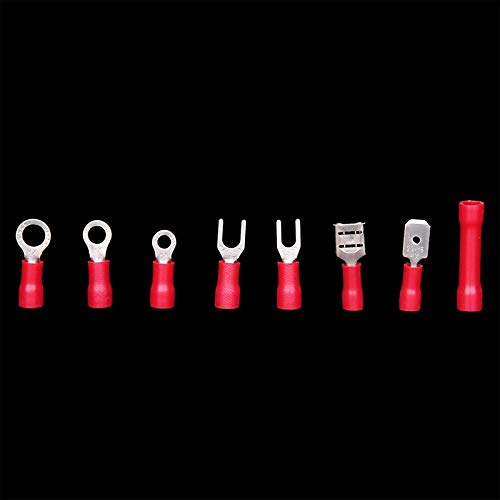 Davitu Terminals - Hot 1200 X Assorted Insulated Electrical Wire Terminal Crimp Connector Spade Set Box - (Color: Multi)