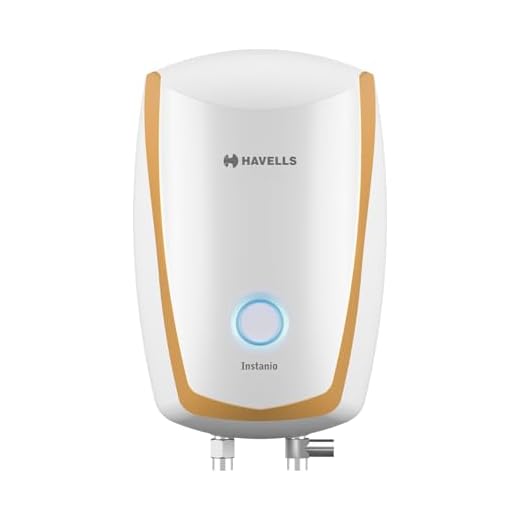 Havells Instanio 3-Litre  3KW Instant Water Heater (Geyser) White Mustard, Wall Mounting