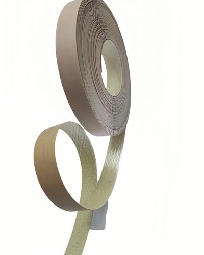Image of HGKJHFmelamine Edging Tape. 13 /16in*25ft,pre Coated with hot melt Adhesive Flexible Veneer Edge Edging, Used for Cabinet and Furniture Maintenance (No4-Maple Color, 13 /16in*25ft)