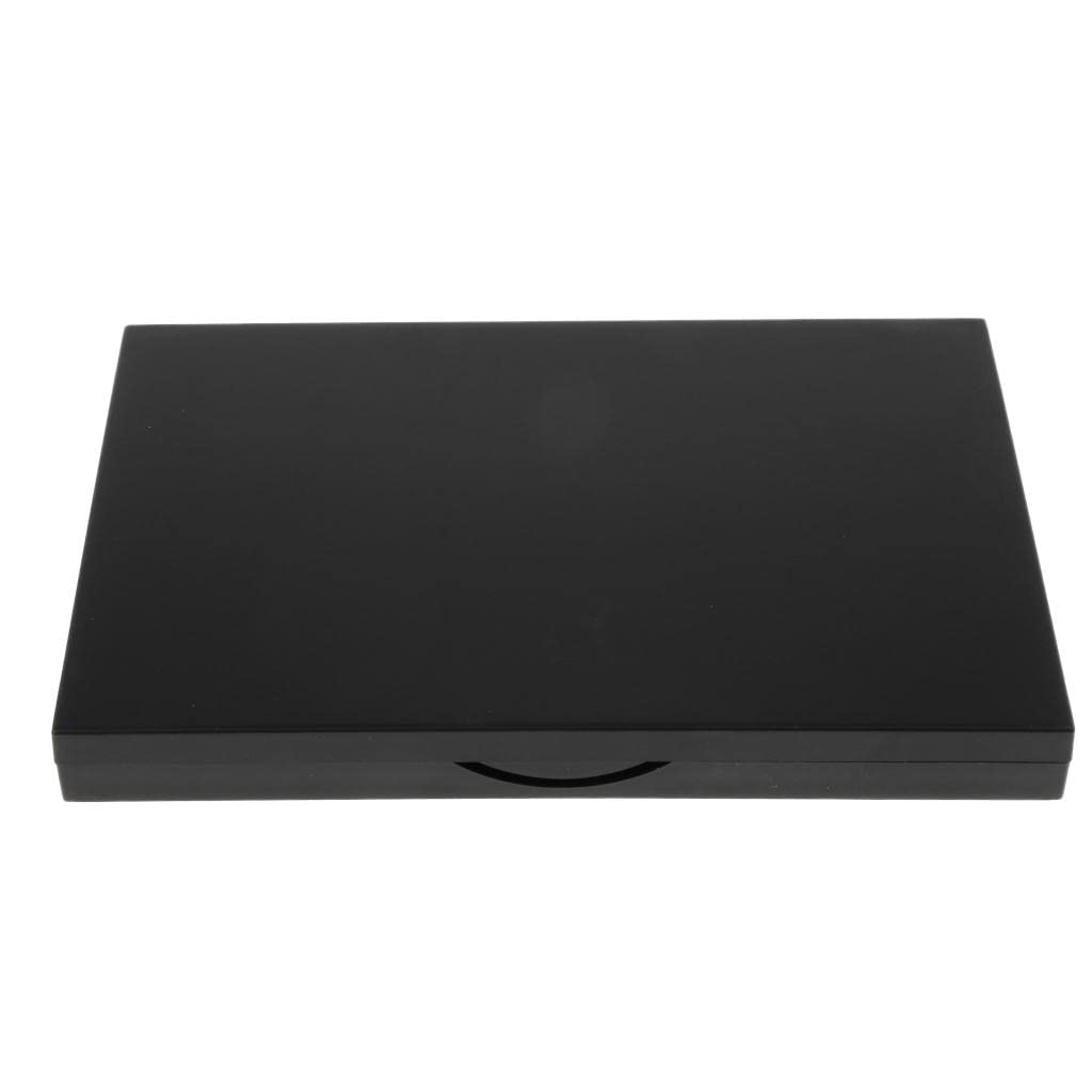 6 Grids Black Cosmetic Empty Palette with Pans Box Eyeshadow Powder Blusher Lipstick Makeup Case Highlighters Container Mirror Inside-image-45