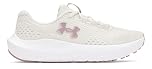 Under Armour Women's Charged Surge 4, Comfortable Women's Runners with Breathable Mesh Upper Design, Durable and Responsive Ladies' Trainers,Summit White / Tourmaline Pink / Metallic Tourmaline Pink,7