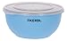 Kerbl Pet Edelstahlnapf Set mit Deckel blau, 550ml/900ml/1200ml