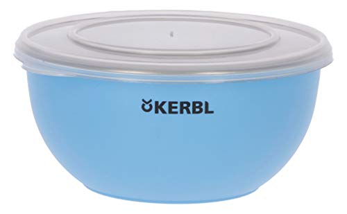 Kerbl Pet Edelstahlnapf Set mit Deckel blau, 550ml/900ml/1200ml