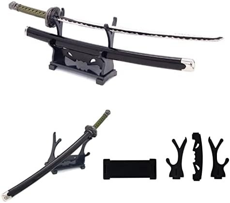 Batustou Elden Ring 10" Samurai Moonveil Kanata Knife with Stand Mini Sword Action Figures Toy Game Collection Desk Decoration Backpack Gift (Moonveil Kanata)