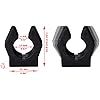 Longoni Billiard Pool Cue Rack Rubber Replacement Clips, Pack of 4