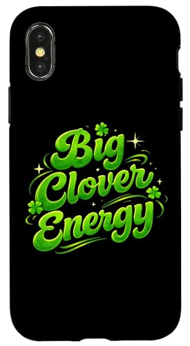 Big Clover Energy St Paddy's Day ���p�g���b�N�X �ʔ������[���A �X�}�z�P�[�X iPhone X/XS �p