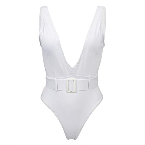 Bestum Womens One Piece Swimsuit Deep V Monokini Backless Sexy Bathing Suit3