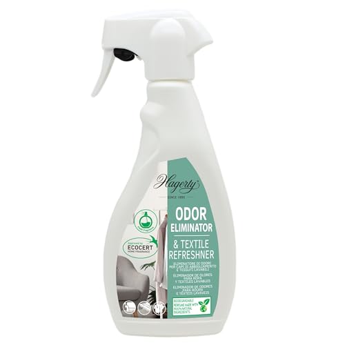 Hagerty Odor Eliminator 500 ml I Restituisce freschezza ai tessuti ed elimina gli odori I Detergente enzimatico efficace e neutralizzatore di odori per animali domestici e casa I Antiodore