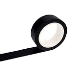 Black Paper Tape,Black and White Washi Tape DIY Masking Tape Arts & Crafts Supplies for Decorative