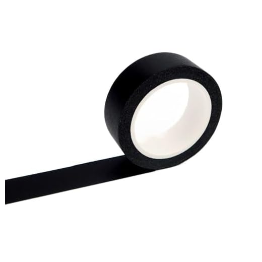Black Paper Tape,Black and White Washi Tape DIY Masking Tape Arts & Crafts Supplies for Decorative