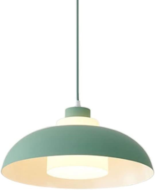 SHUANGZ Hanglamp Voor Keukeneiland Kroonluchter Metalen Kap E27In Hoogte Verstelbaar Hanglamp Verlichtingsarmaturen Voor Boerderijen Nordic Creative Macaron Slaapkamer Nachtkastje Kantoor