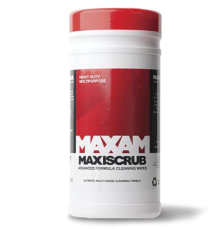 MAXISCRUB - Heavy duty, Muti-Use & Advanced Formula Cleaning Wipes