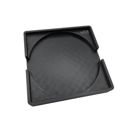 xTool F1 & F2 ? 4�C���`���E���h&�X�N�G�A�R�[�X�^�[�t�B�N�X�`���p�X���[�g�R�[�X�^�[�W�O | 4�C���`�̉~�`�܂��͐����`�̃X���[�g�R�[�X�^�[��1�����[���A���[�U�[��������т��Ĕz�u�ł��܂��B