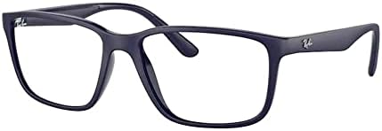 Armação para Óculos Ray-Ban 0RX7207L 8190 Tam 57 / Azul Escuro Fosco