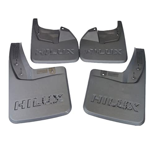 Guardabarros coche para Toyota Hilux 2015-2019 flaps barro negro accesorios carrocería