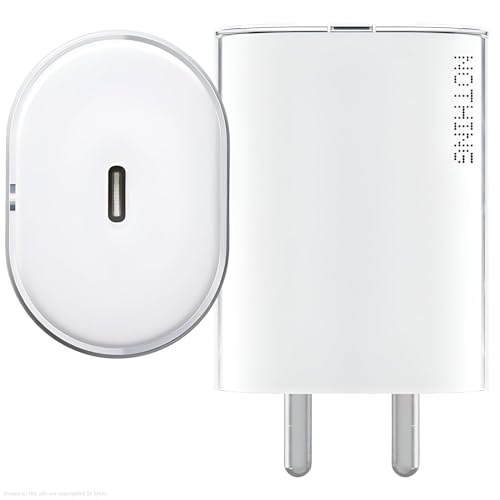 Image of Nothing Original 45W Type C Fast Charger Adapter for Phone 2a Plus /Phone 2A /Phone 2 /CMF Phone 1 /Buds /Ear Stick, Upto 45 W USB C Charging Adaptor, 45watt Charge, White (Phone 2A)