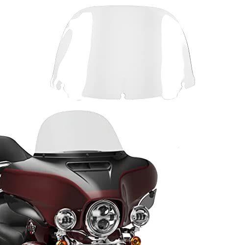 Image of 13 inch Clear Windshield Windscreen Compatible for 2014-2021 Harley Davidson Touring Street Glide /Electra Glide /Tri Glide FLHT FLHX FLHTCU FLHTC FLHX FLHTK Tri Glide 14-21
