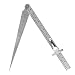 Misright Welding Taper Gage Gauge Depth Ruler Stainless Steel Set Gap Hole Inspection inch/mm
