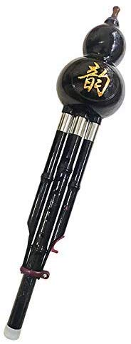 COPYLOVE Hulusi Woodwind Instrument with Chinese Knot, Chinese Traditional Instrument Hulusi Cucurbit Flute Bottle Gourd Silk Resin Material for Beginner Music Lovers (C tone)