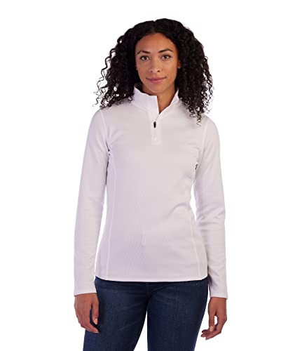 Maillot de corps zipp Spyder femme blanc sous-vêtement thermique ski L