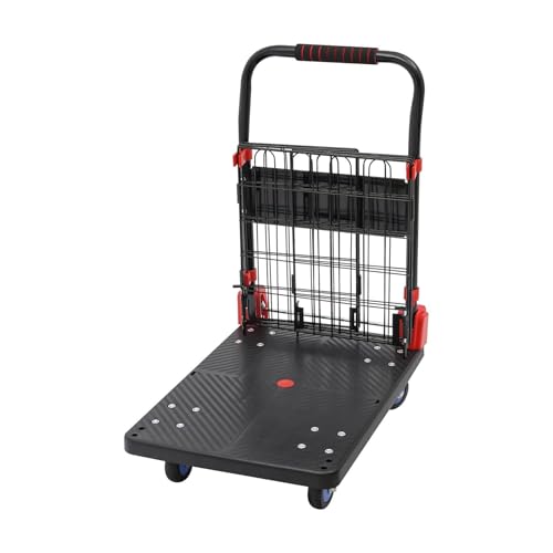 Carretilla plegable con estructura de malla negra miniatura 3